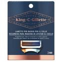 KING C. GILLETTE Maquinilla de Cuello Recambios  